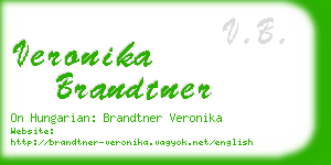 veronika brandtner business card